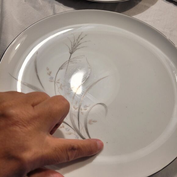 Castlecourt Fine China Japan Wheat Spray Set Of 4 Dinner Plates 10.5" - Picture 2 of 8